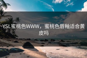 YSL蜜桃色WWW，蜜桃色唇釉适合黄皮吗